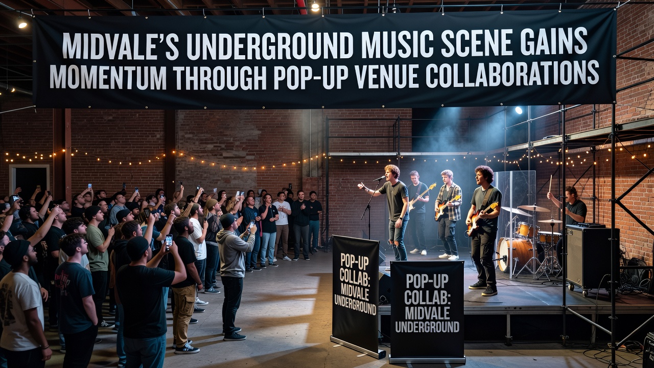 Midvale's Underground Music Scene Gains Momentum Through Pop-Up Venue Collaborations