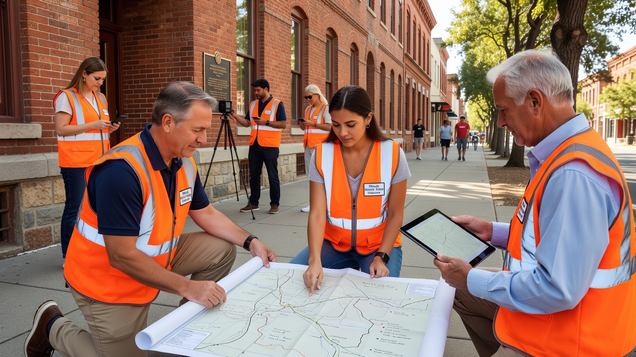 Volunteers Map Midvale's Historic Walking Trails for Public Access